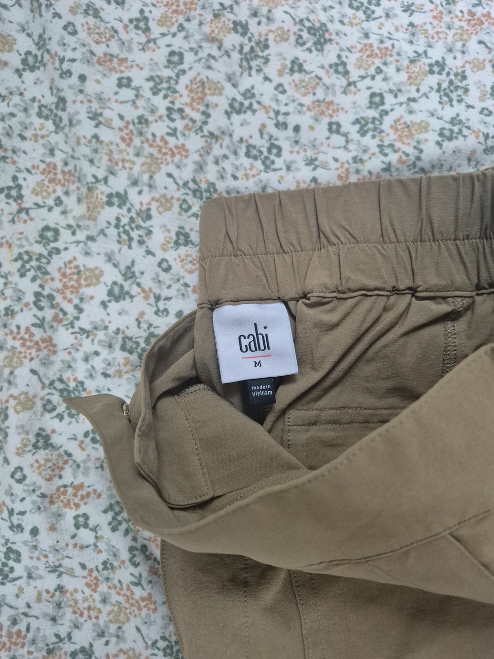 CAbi Pull-On Pants - Khaki Tan